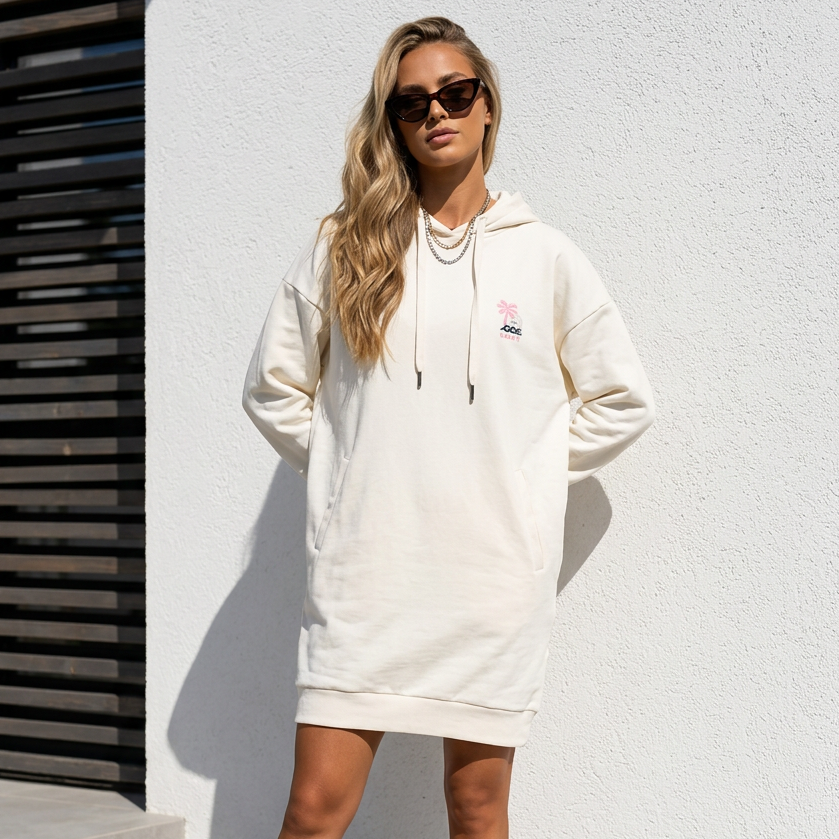 Robe sweat Palmier