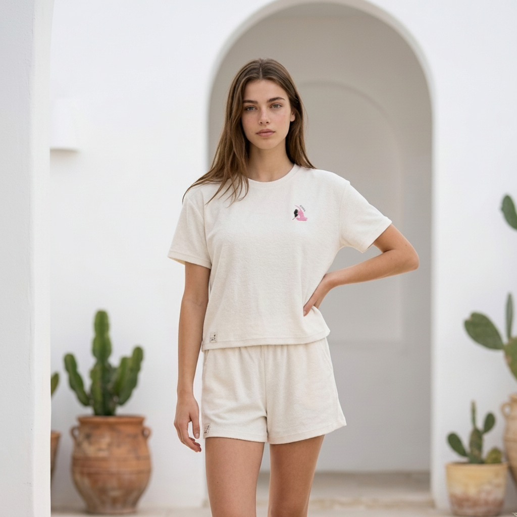 Tee shirt éponge Oversize Yoga
